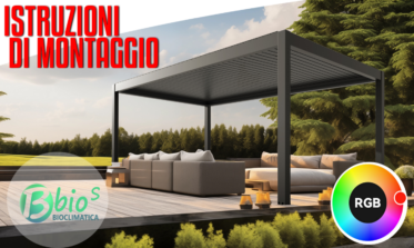 Istruzioni video montaggio pergola bioclimatica