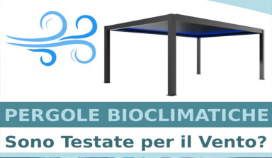 pergole bioclimatiche testate per il vento